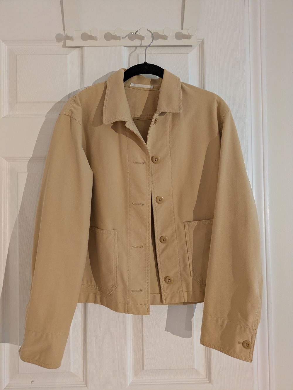 Uniqlo Classic Women's Tan Cotton Jacket